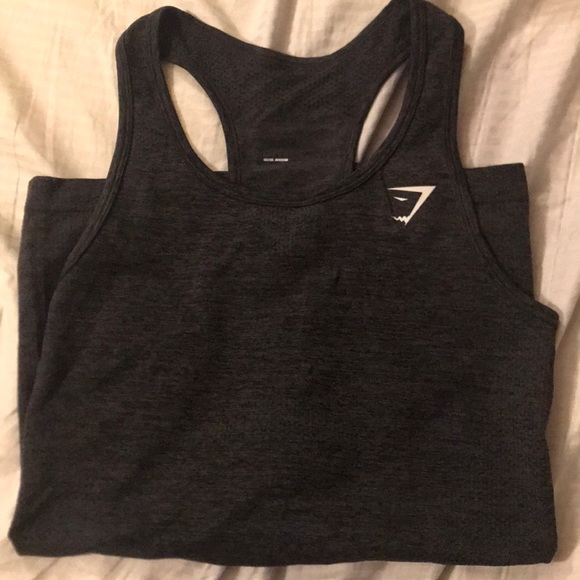 Gymshark Tops - Gymshark seamless tank in dark gray